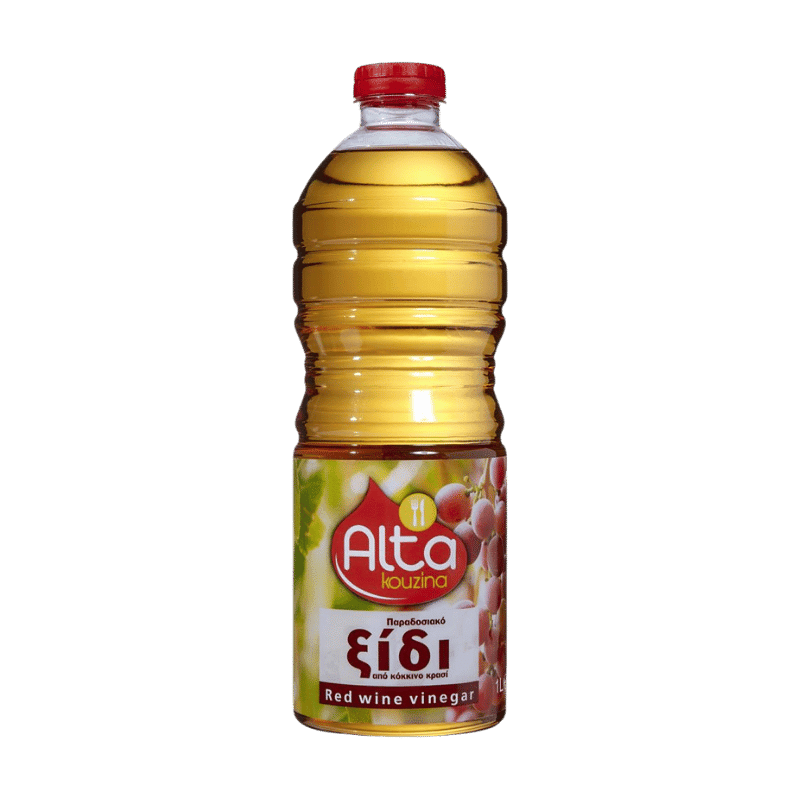 Alta Kouzina Essig PET (1l) von Alta Kouzina bei Araxxon  - Hochwertiges griechisches Produkt.   Alta Kouzina Essig PET (1l) από Alta Kouzina στο Araxxon  - Αυθεντικό ελληνικό προϊόν.